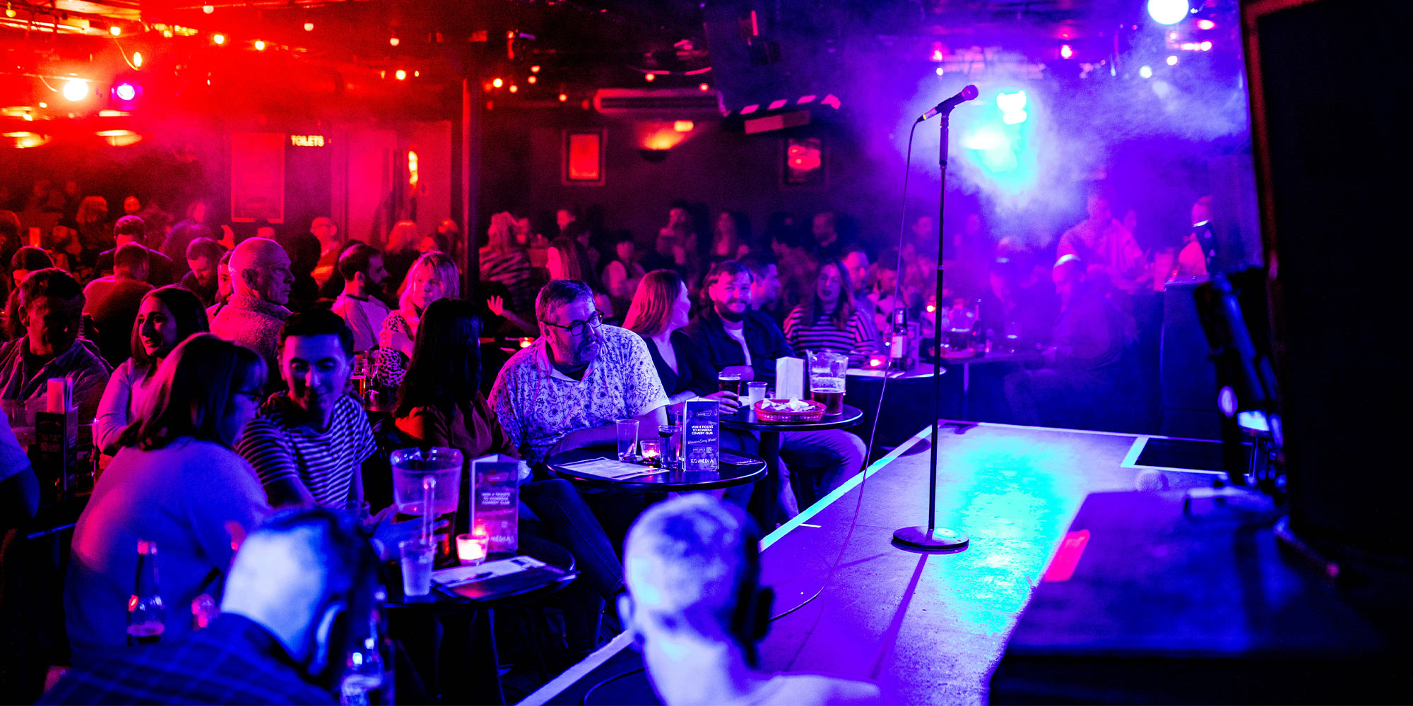 Cabaret Style Seating at Komedia Comedy Club